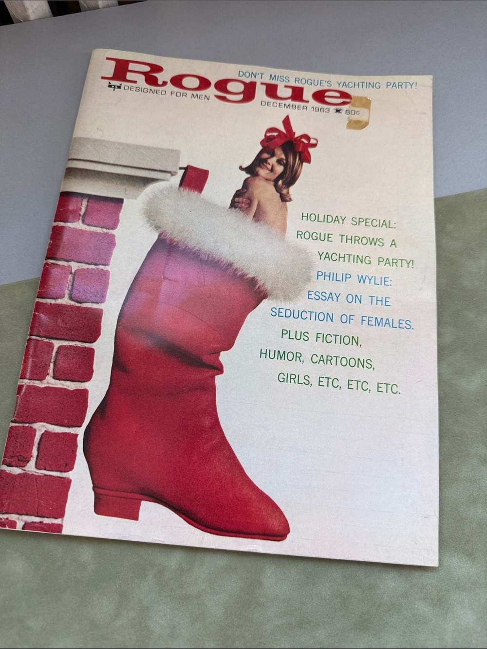 Rogue Magazine for Men vintage 60’s Holiday December 1963